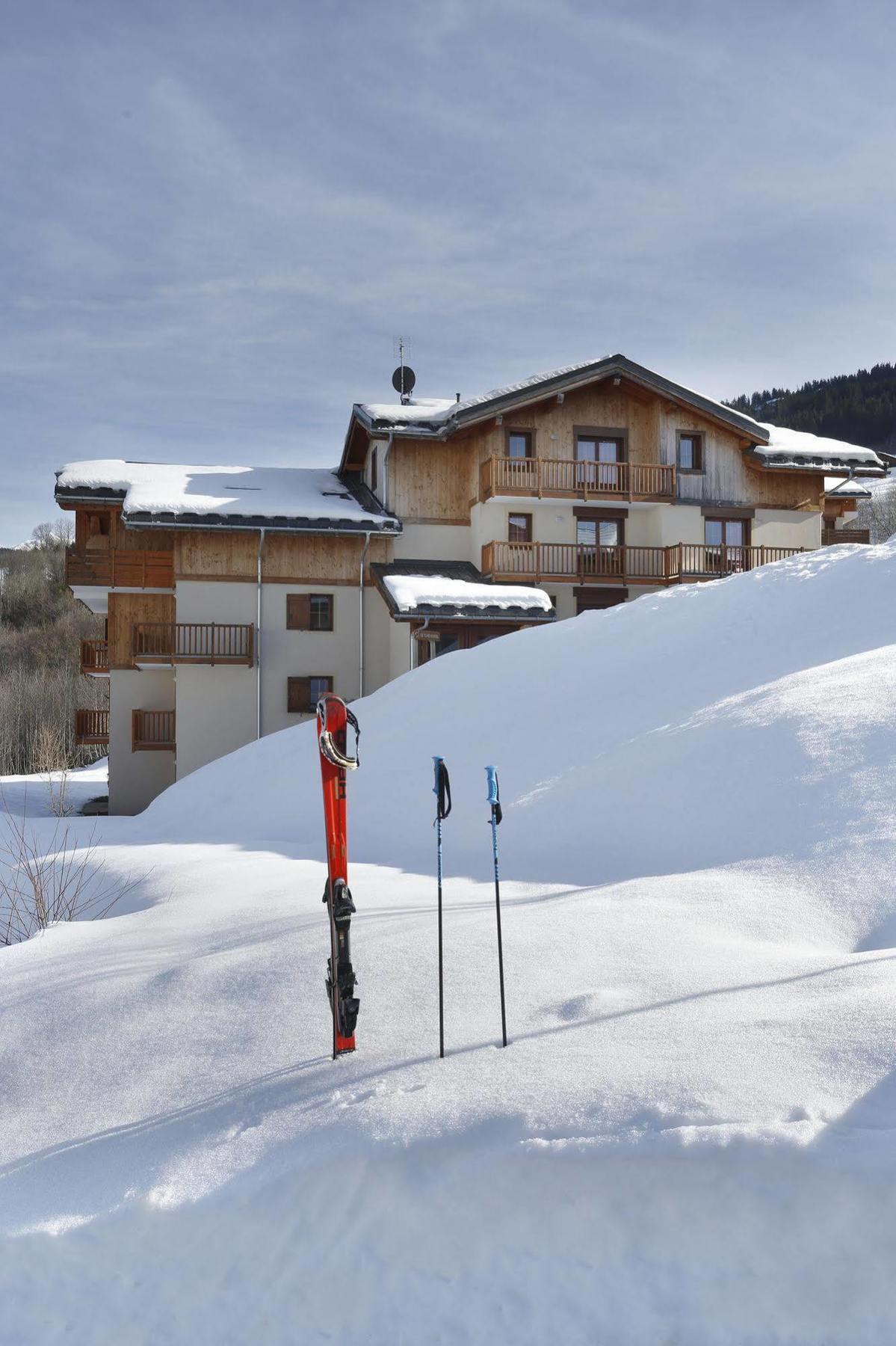 Residence Nemea Les Chalets Des Evettes Flumet Exteriör bild